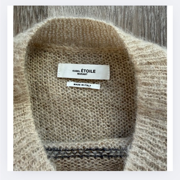 Isabel Marant Étoile “Drussel” Striped Mohair-Wool Sweater - Picture 5 of 6